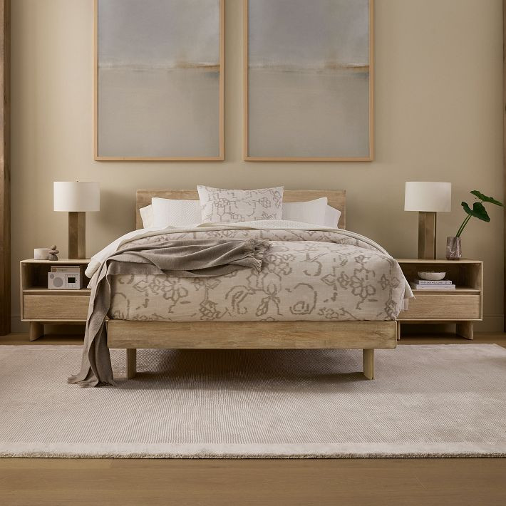 Anton Solid Wood Bed | West Elm (US)