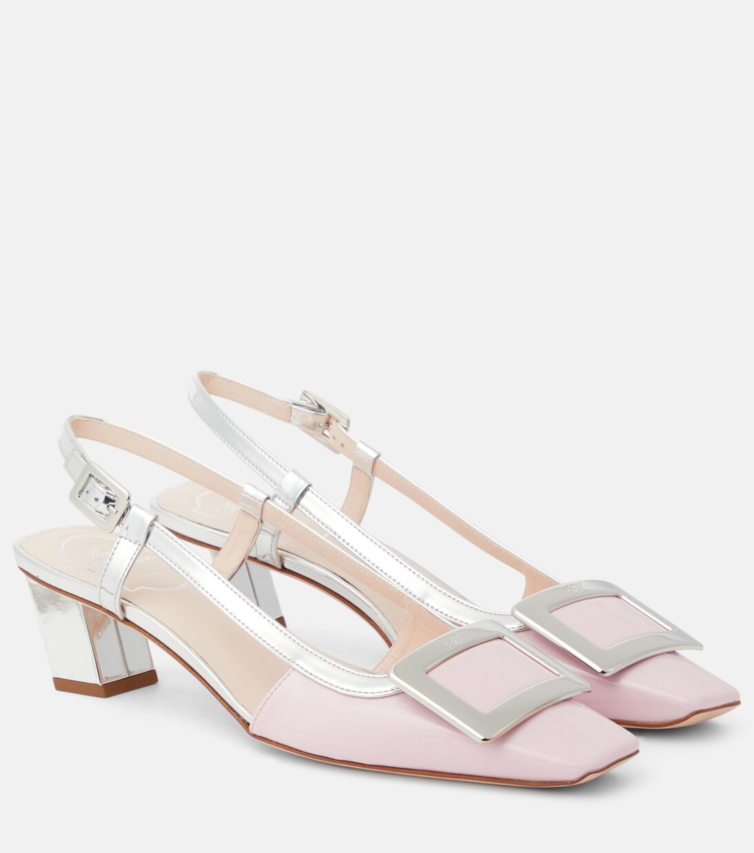 Belle Vivier patent leather slingback pumps | Mytheresa (UK)