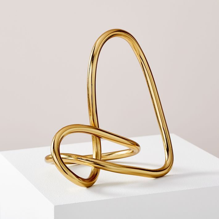 Loop Brass Metal Object | West Elm (US)
