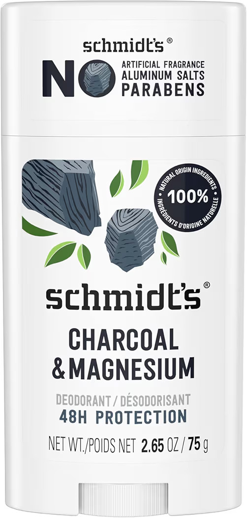 Schmidt's Aluminum-Free Vegan Deodorant Charcoal & Magnesium with 24 Hour Odor Protection, for Wo... | Amazon (US)