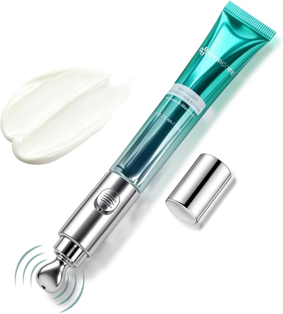 PORCOPE Eye Cream for Dark Circles & Puffiness, Electric Massage Head, Anti-Aging Eye Cream for E... | Amazon (US)