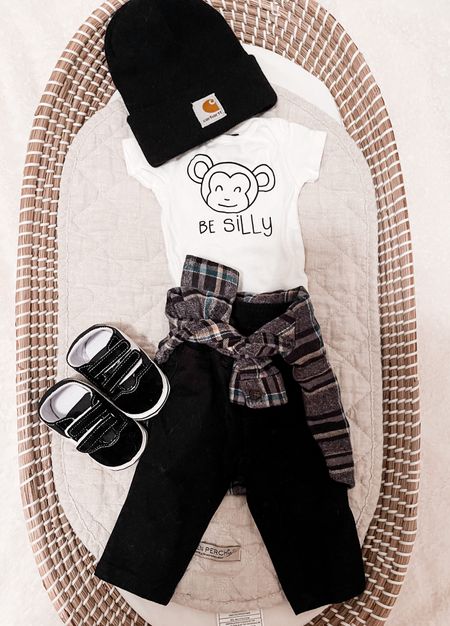 Baby boy fall outfit
Baby boy style inspo
Baby boy black jeans from old navy
Baby boy old navy flannel
Baby carhart beanie
Baby boy van dupes 
Baby boy vans
Old navy baby clothes


#LTKstyletip #LTKSeasonal #LTKbaby