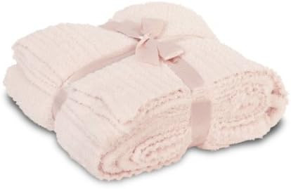 Barefoot Dreams CozyChic Throw - Pink | Amazon (US)