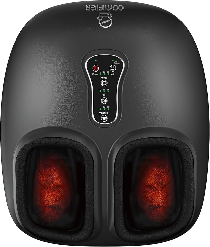 COMFIER Shiatsu Foot Massager with Heat,Vibration,Rolling Compression,FSA Eligible Feet Massager ... | Amazon (US)
