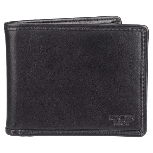 DENIZEN® from Levi's® Pieced Edge X-Cap Slimfold Wallet - Black | Target