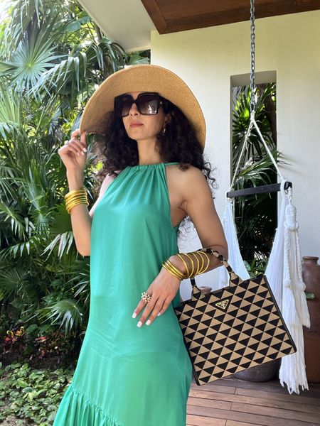 Accessories elevate your look to a whole new level. These gold bangles and Prada tote were by bbf’s in Mayakoba. The bangles are light weight and waterproof and the Prada tote is simple perfect for a leisurely ambiance 

#LTKSeasonal #LTKstyletip #LTKtravel