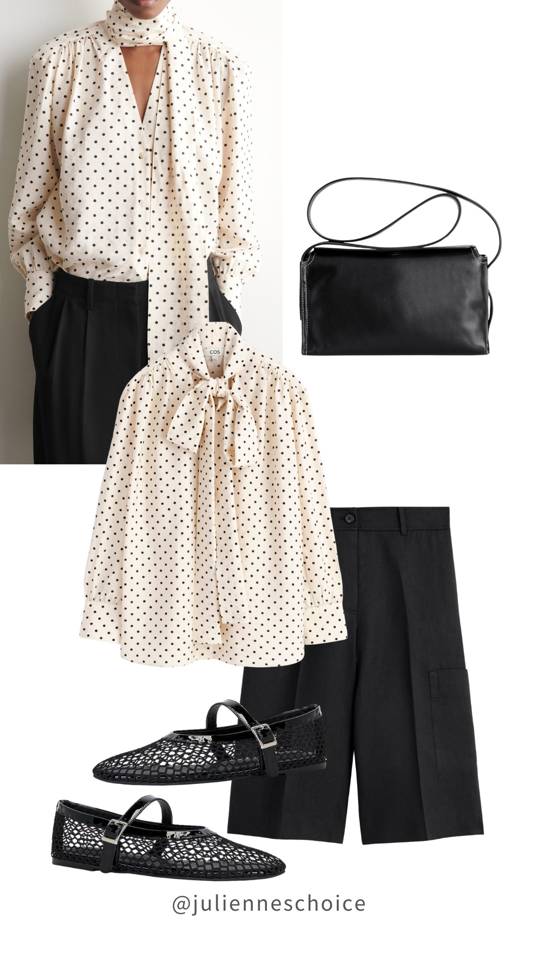 Polka dots but styled the modern way

Just clean and elevated✨julienneschoice  

 #polkadot #minimalstyle #LTKootd 

 #LTKootd #LTKSeasonal
