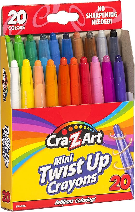 Cra-Z-Art Mini Twist Up Crayons, 20 Count (10253) | Amazon (US)