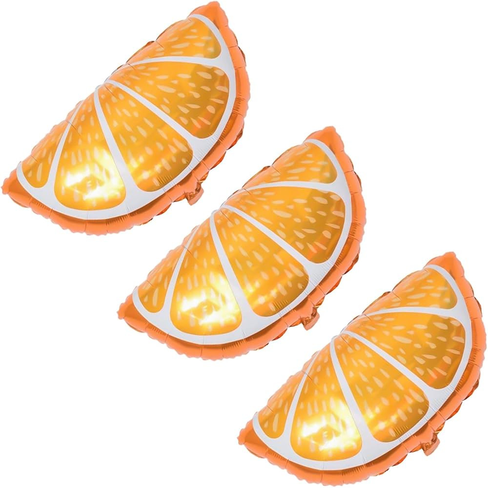 Orange Citrus Balloons Summer Balloon Fruit Foil Balloons for Spritz Decor Fruit Orange Citrus Th... | Amazon (US)