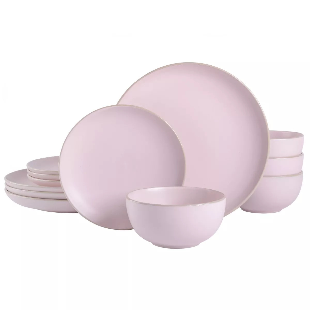 Gibson Home 12pc Rockaway Round Stoneware Dinnerware Set | Target