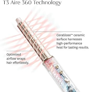 T3 Aire 360 Multi-Styler & Blowout System, Rapid Drying Hair Dryer, Ceramic Curling Attachments, ... | Amazon (US)