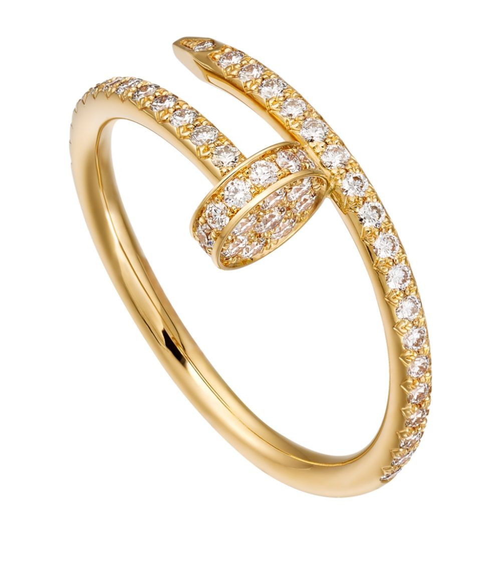 Yellow Gold and Diamond Juste un Clou Ring | Harrods