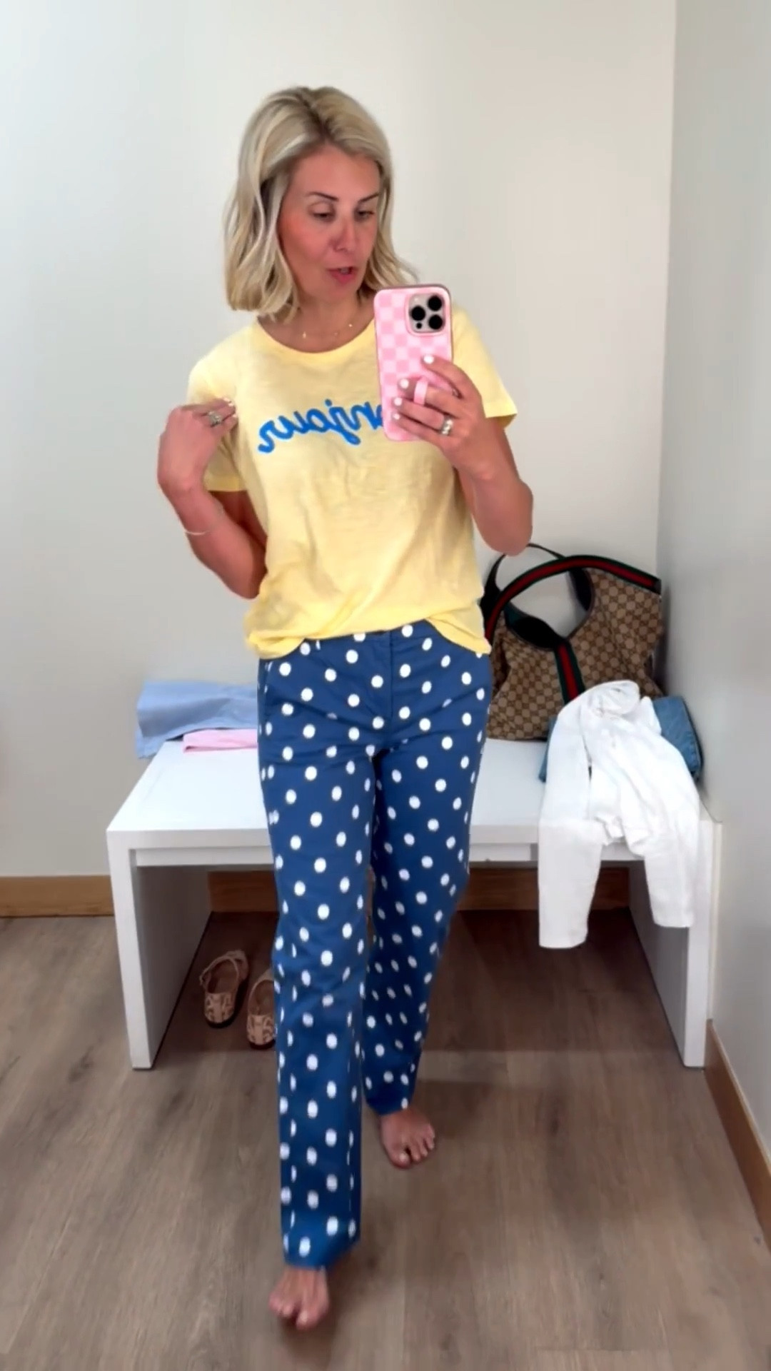 Polkadots are having a moment and I’m here for it! We are treating these as a neutral/solid and styling them all the ways!! 

#LTKmomlife #LTKdayinmylife #LTKSaleAlert