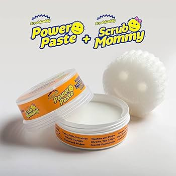 Scrub Daddy Power Paste Bundle - Clay Based Cleaning & Polishing Scrub - Non Toxic Cleaning Paste... | Amazon (US)