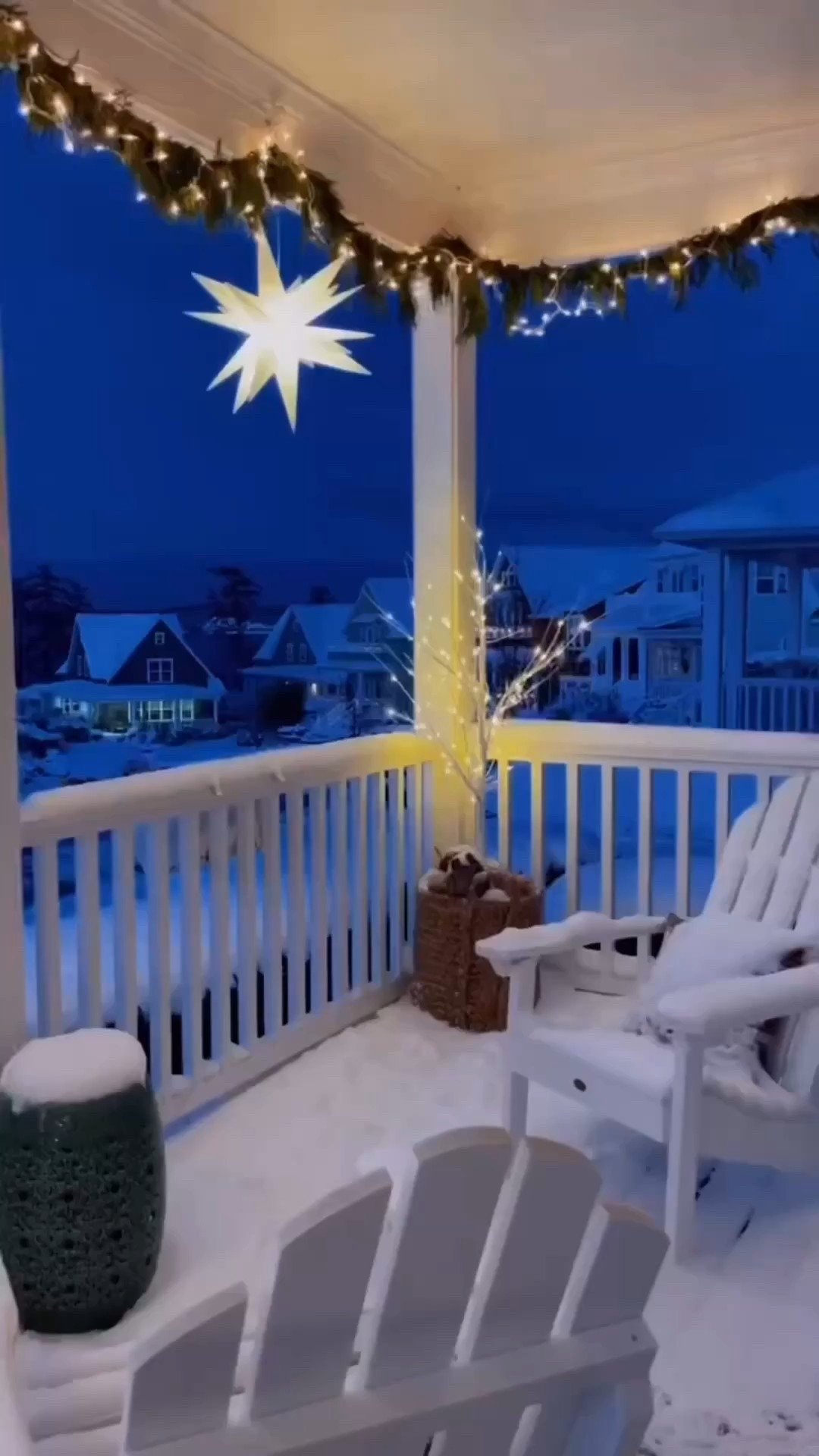 If you’re about to get a winter snow blast — run, do not hesitate, order these stat! They are easy to hang and  you won’t regret the magic winter scene that happens outside your window. 

I linked the stars, white power cord I use ( you can get the battery version but I suggest the plug in!), and hooks. 

#LTKHoliday #LTKSaleAlert #LTKCyberWeek