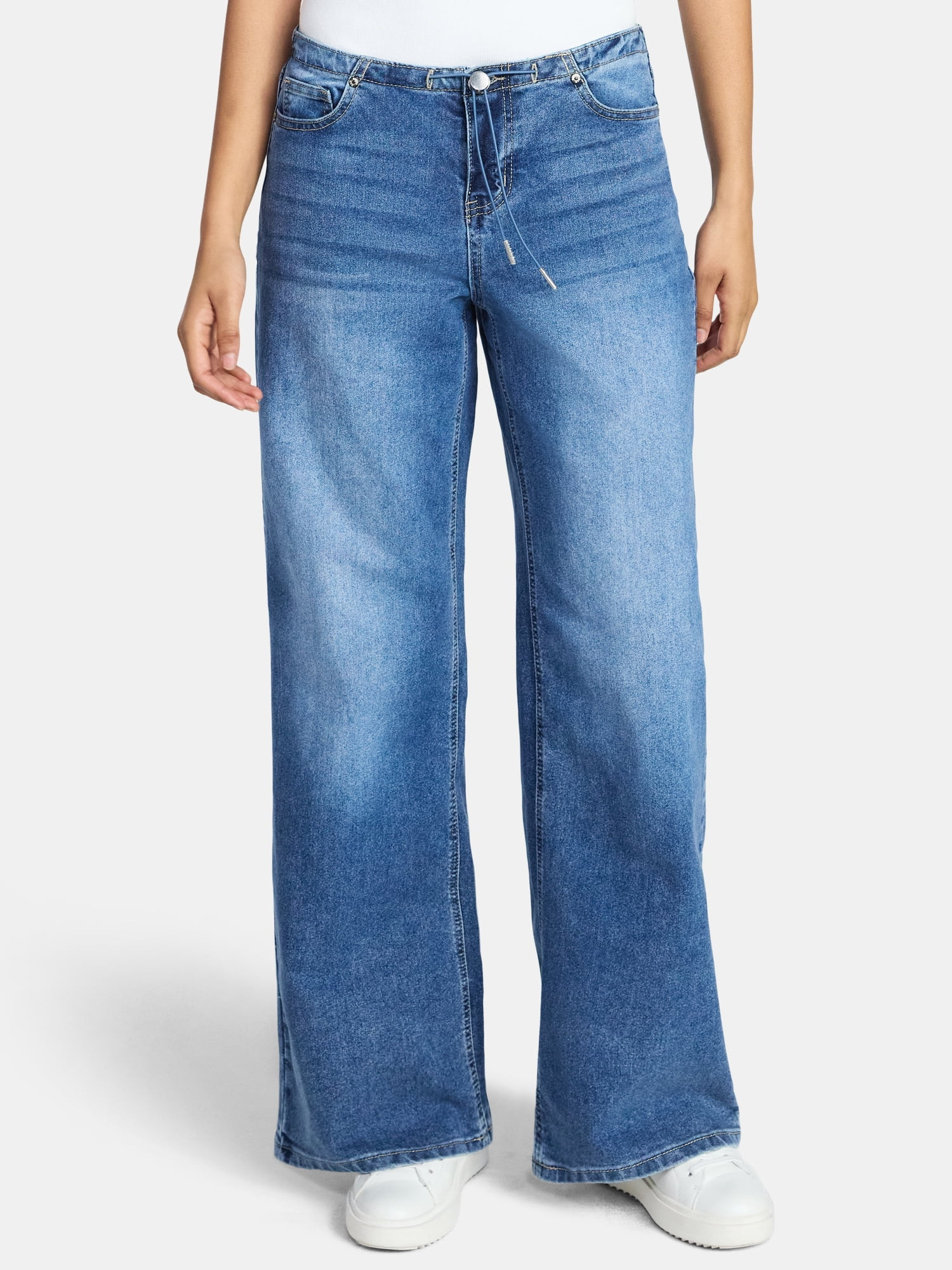 Madden NYC Women's Slouchy Jeans, Sizes XXS-XXL | Walmart (US)