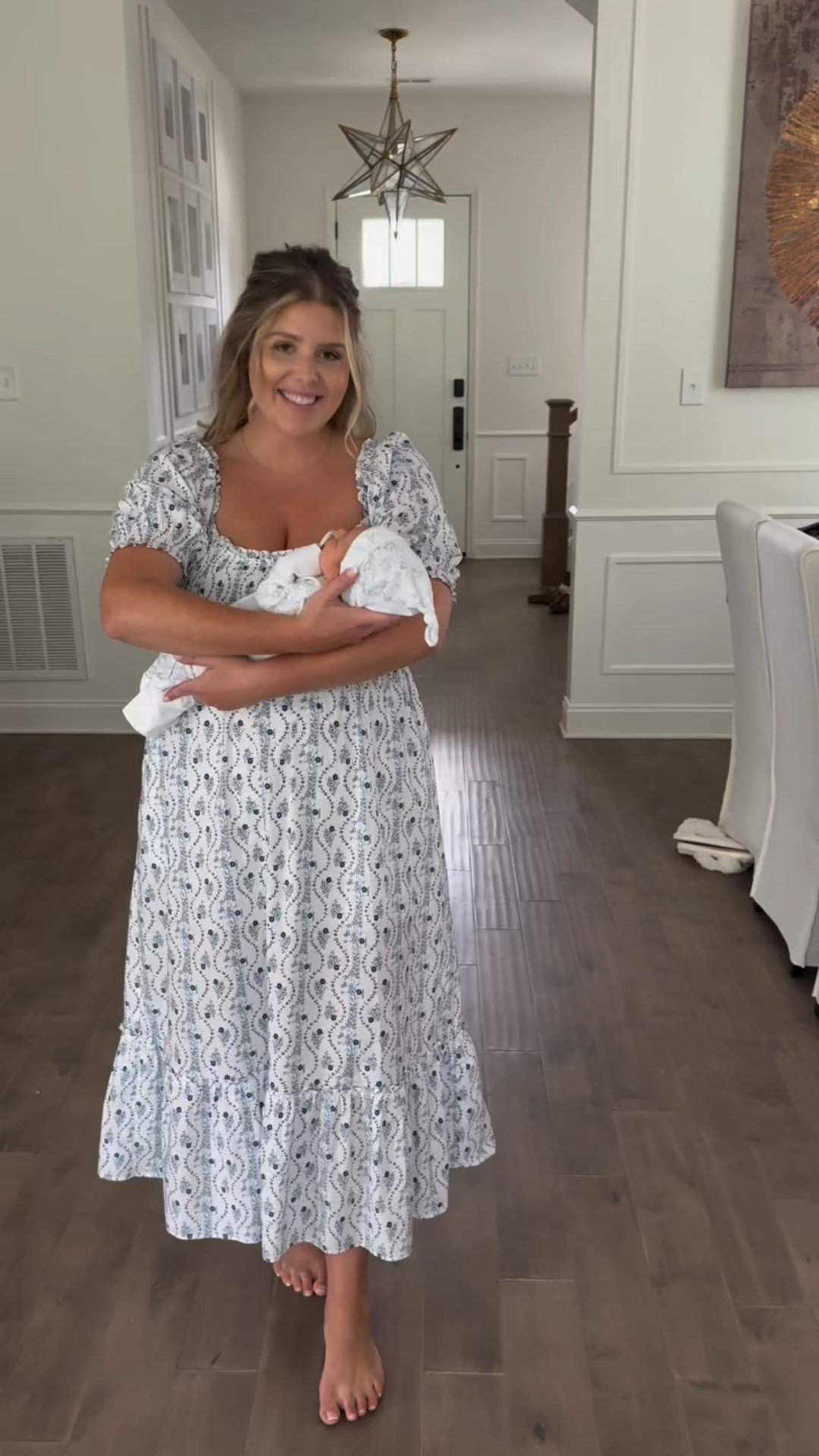 Crazy my baby boy is already two weeks old and still wondering how he fit in my tummy being this long! 

Comment SHOP and I’ll send the links to our outfits to your DMs! 

#2025baby #julybaby #pregnancyhumor #csectionmom #bumpfriendly #hillhouse