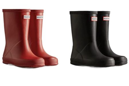 Kid's Hunter rain boots (our faves!!) on sale in black and red!! 

#LTKKids #LTKShoeCrush #LTKSaleAlert
