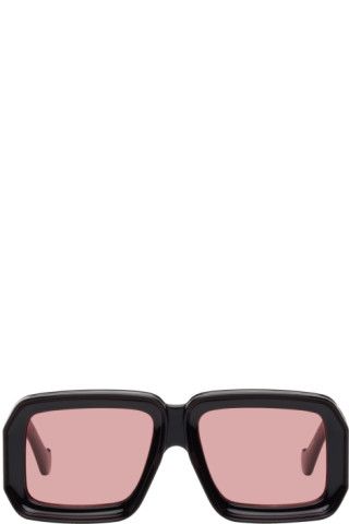 Black Paula's Ibiza Dive Sunglasses | SSENSE