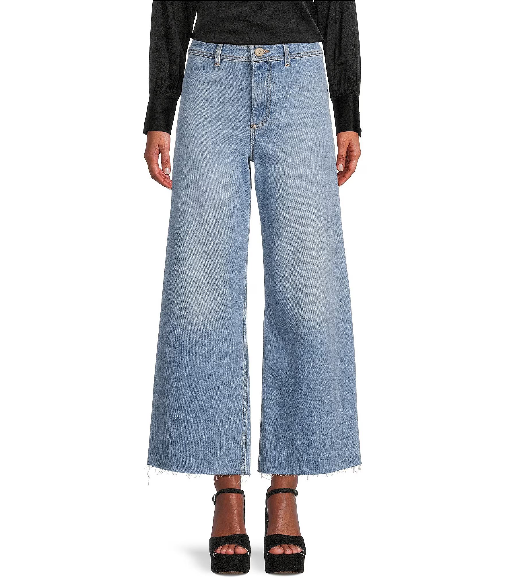 Alexandra Wide Leg Denim Jeans | Dillard's
