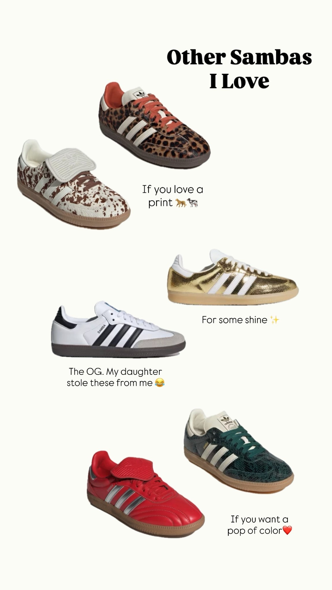 Adidas Sambas I Love ❤️ @adidas #adidas #createdwithadidas #adidaspartner 

#LTKShoeCrush #LTKSeasonal #LTKActive