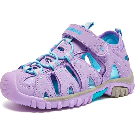 HOBIBEAR Girls Closed Toe Sandals Summer Water Shoes(Toddler/Little Kid) | Walmart (US)