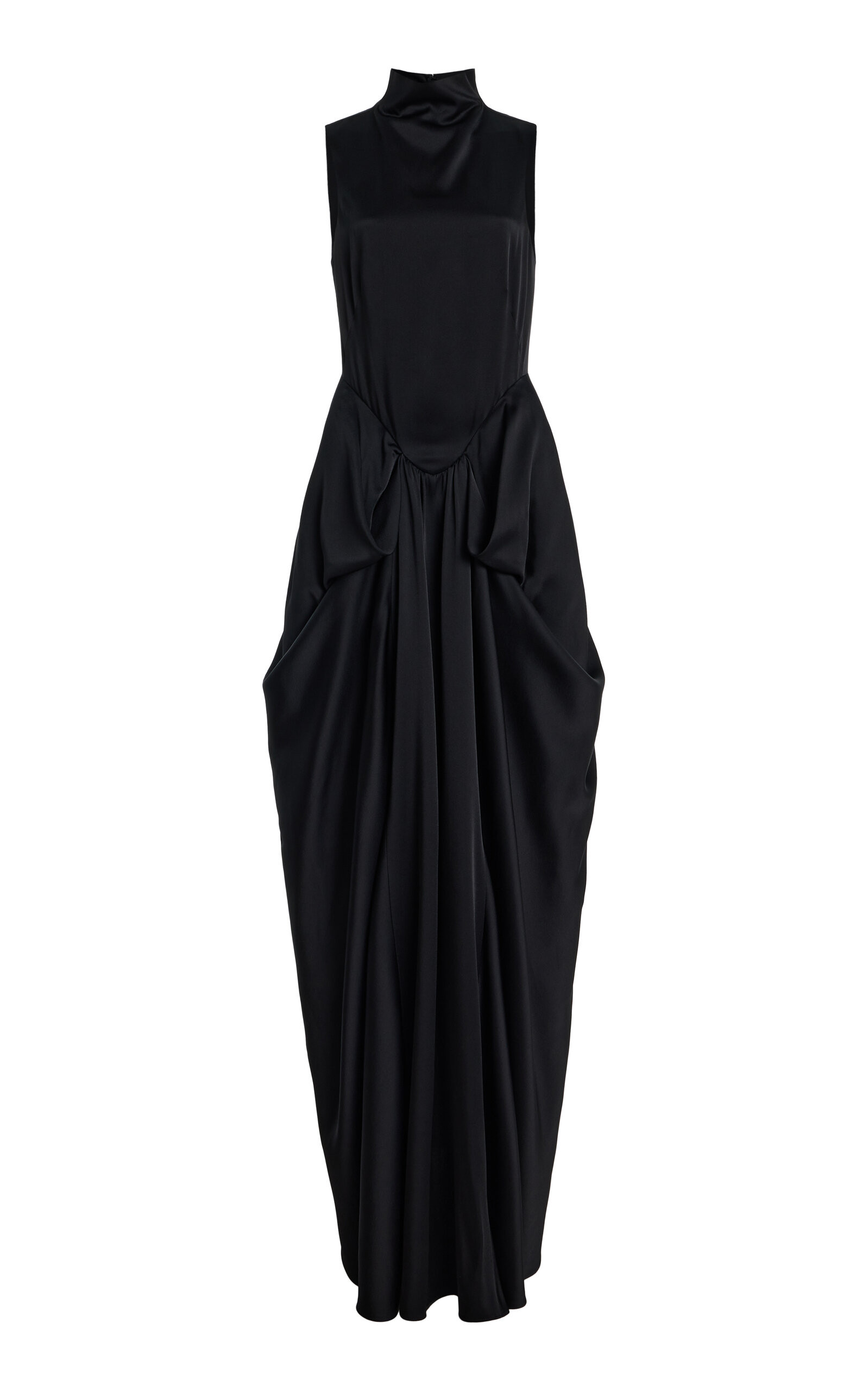 Draped Satin Gown | Moda Operandi (Global)