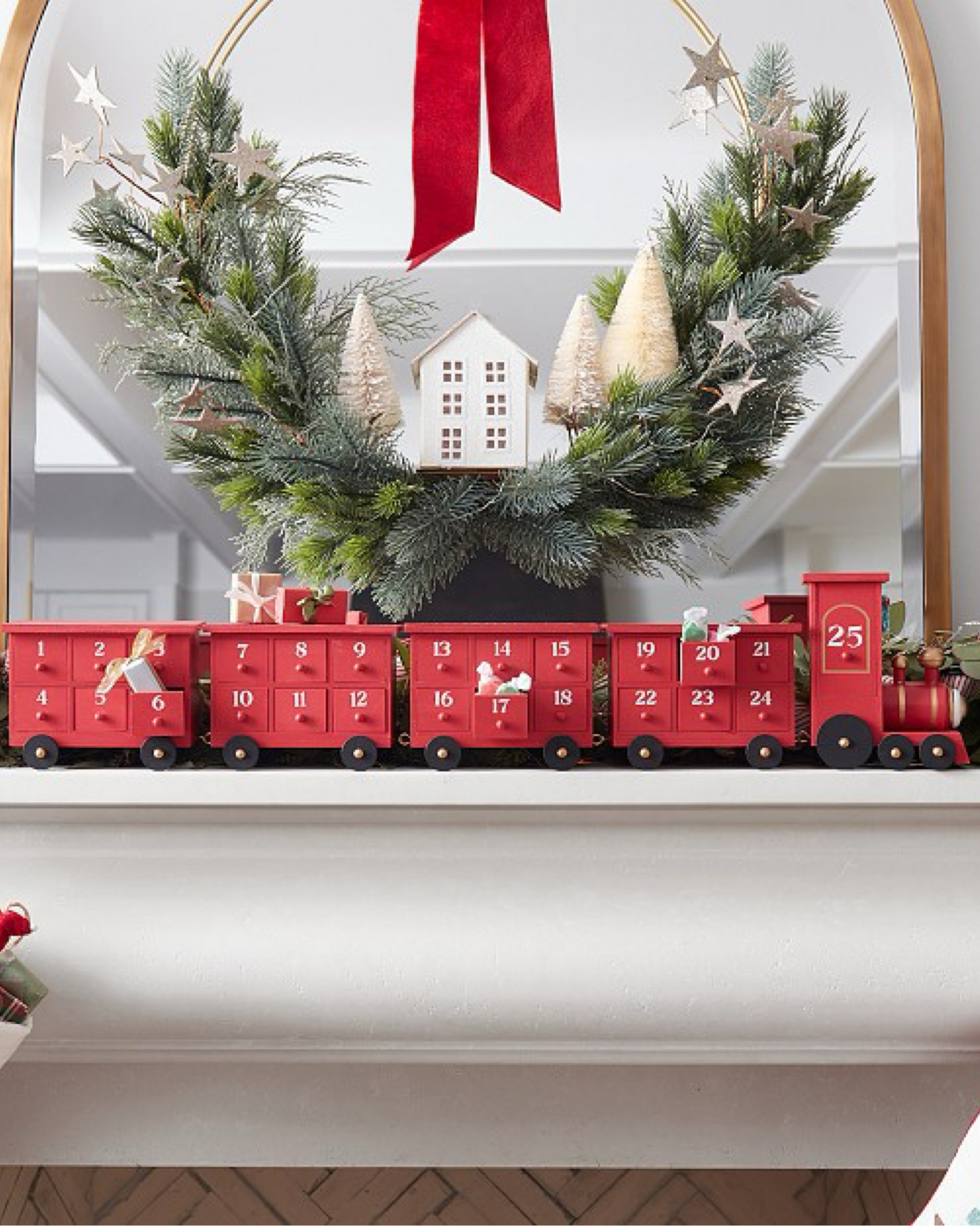 This bestselling wooden train 3D advent calendar is an exciting way for little ones to count down to Christmas. The train features 25 small drawers to fill with small candies or trinkets and is carefully crafted of wood in a festive red finish. This train is sure to be a family favorite and a fun tradition kiddos will look forward to every year.

#LTKhome #LTKkids #LTKHoliday