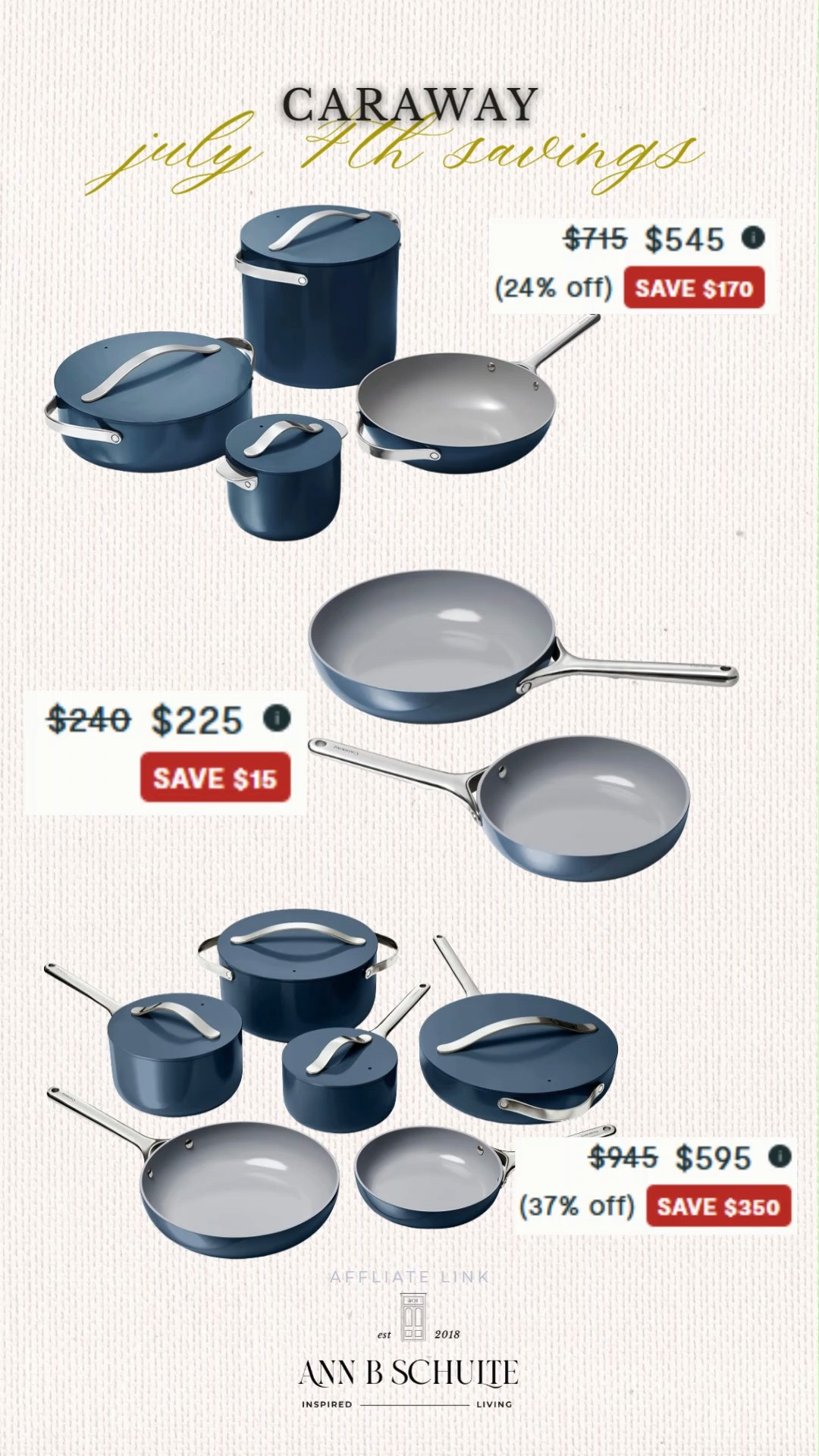 Kitchen upgrades taste even better with Caraway July 4th savings. Fresh finds for every home cook. 🇺🇸🍳✨ #Caraway #July4Sale #KitchenEssentials #Cookware #NonToxicCookware #HomeKitchen #KitchenDeals #HomeDecor #Cooking #SummerSavings
 

 #LTKHome #LTKSaleAlert