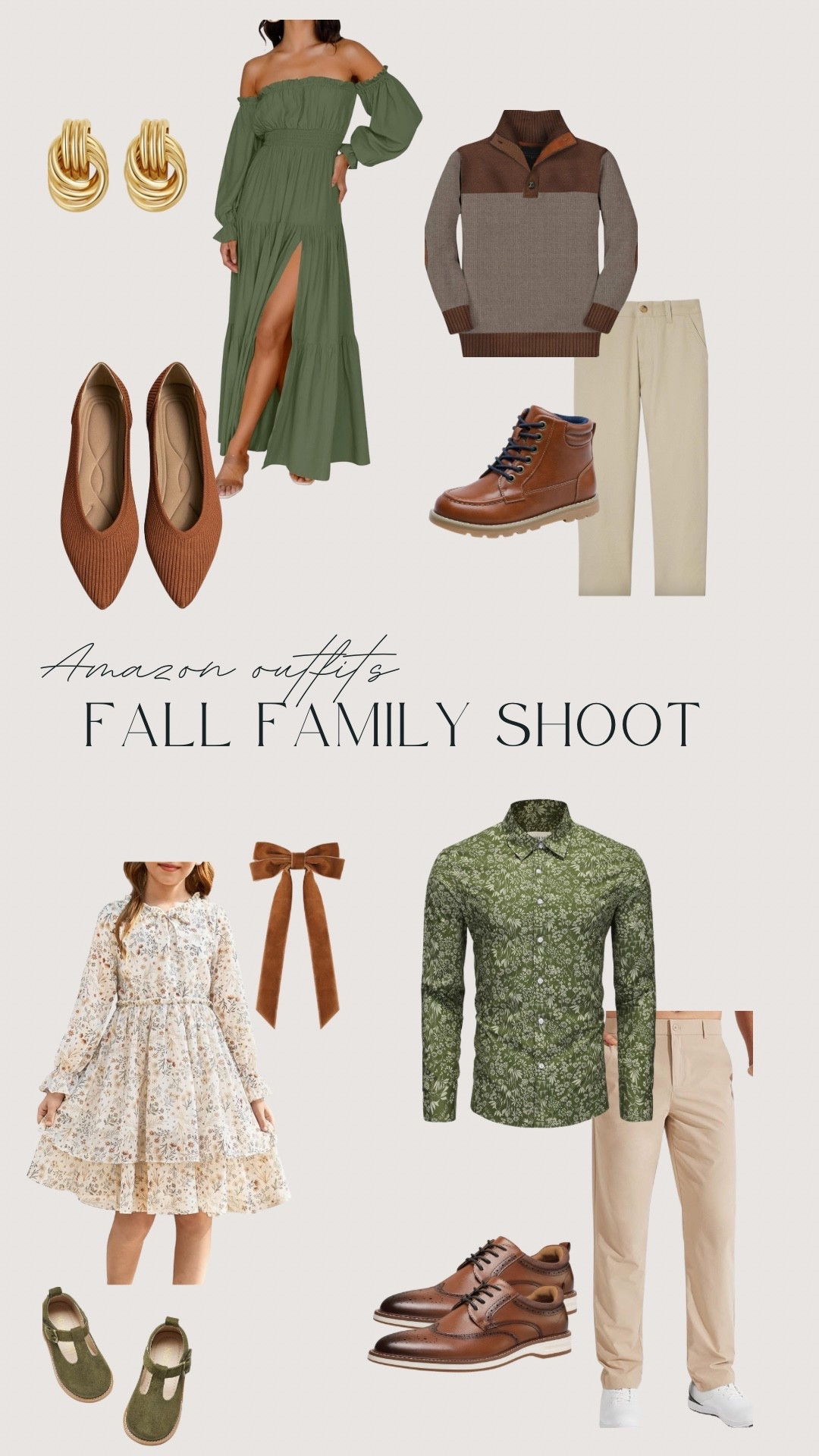 Family photos are a forever kind of thing—which means the outfits matter too! ✨ I always try to balance timeless + comfortable, with colors that complement instead of compete. Think: muted tones, soft textures, and pieces that feel natural together without being too ‘matchy-matchy.’ Linking some of my favorite picks for the whole fam so you can stress less and just focus on capturing the season you’re in. 

Family photo shoot
Amazon outfits
Fall photoshoot
Fall photos
Walmart family finds 


#LTKSeasonal #LTKFamily #LTKStyleTip