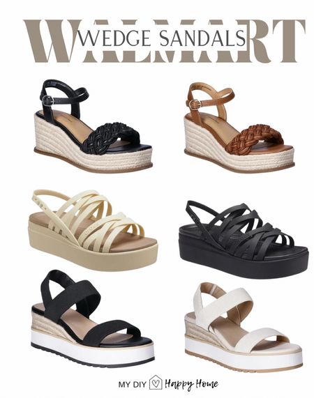 Wedge sandals perfect for spring and summer 

#LTKfindsunder50 #LTKshoecrush #LTKSeasonal