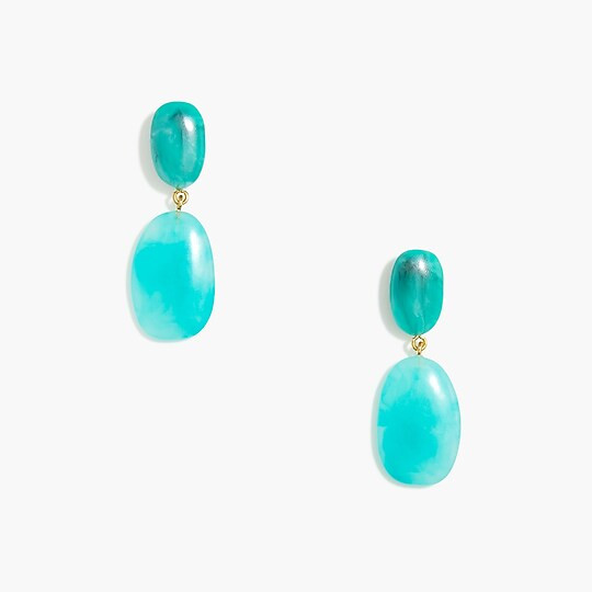 Resin drop statement earrings | J.Crew Factory