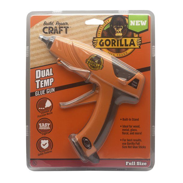 Gorilla Glue Dual Temp Full-Size Hot Glue Gun - Walmart.com | Walmart (US)