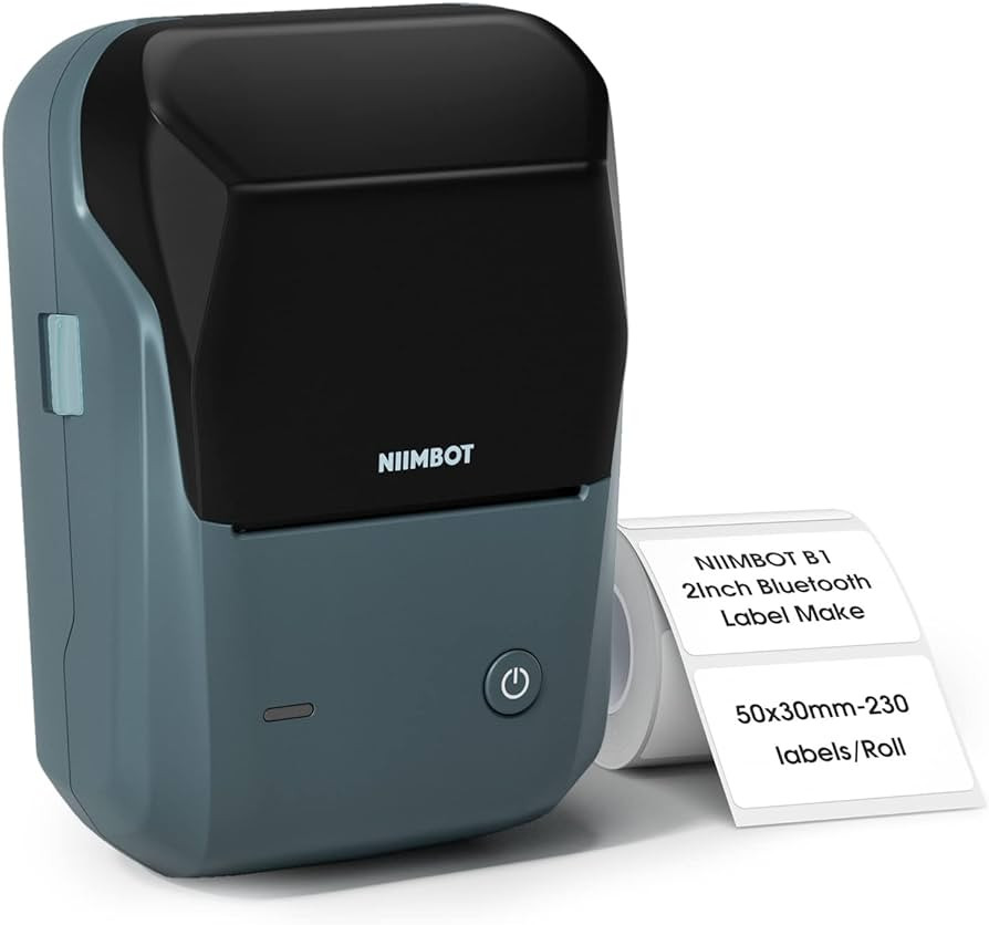 NIIMBOT B1 Label Maker Machine with Tape, Thermal Label Printer Easy to Use for Office Supplies, ... | Amazon (US)