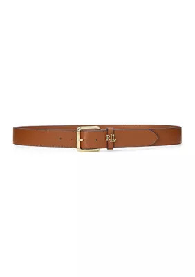 Lauren Ralph Lauren Women's Logo Keeper Leather Belt | Belk