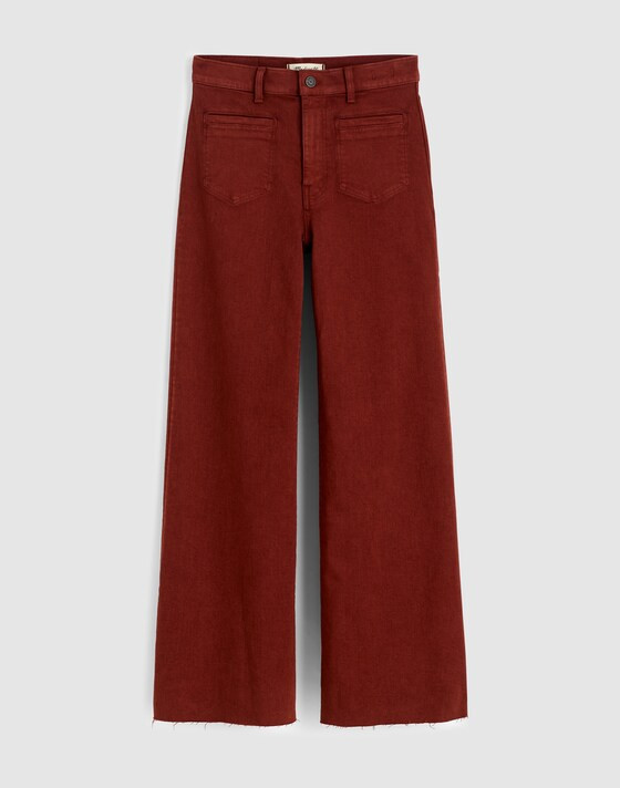 Flared Wide-Leg Crop Jeans | Madewell | Madewell