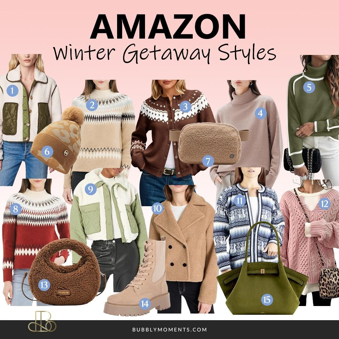 Winter getaway ready ❄️🤍 Sharing my favourite women’s winter getaway styles that are perfect for travel, layering, and staying cosy while looking stylish. These Amazon finds are easy to wear, easy to pack, and great for cold-weather trips like city breaks, cabin stays, or winter holidays. Think warm knits, chic coats, comfy boots, and simple accessories you can mix and match for multiple outfits. These pieces are perfect for sightseeing, casual days, and relaxed evenings away. If you love effortless winter outfits that feel cosy but still look put together, this edit is for you. Save this post for travel inspiration and tap to shop all my winter getaway favourites in one place ✈️✨
#LTKSeasonal #LTKFindsUnder100 #LTKFindsUnder50 #WinterGetaway #WinterStyle #AmazonFinds #WinterOutfits #TravelStyle #ColdWeatherStyle #CozyOutfits #WinterFashion #TravelOutfits #LayeringLooks #ChicWinter #HolidayStyle #WinterEssentials 

 