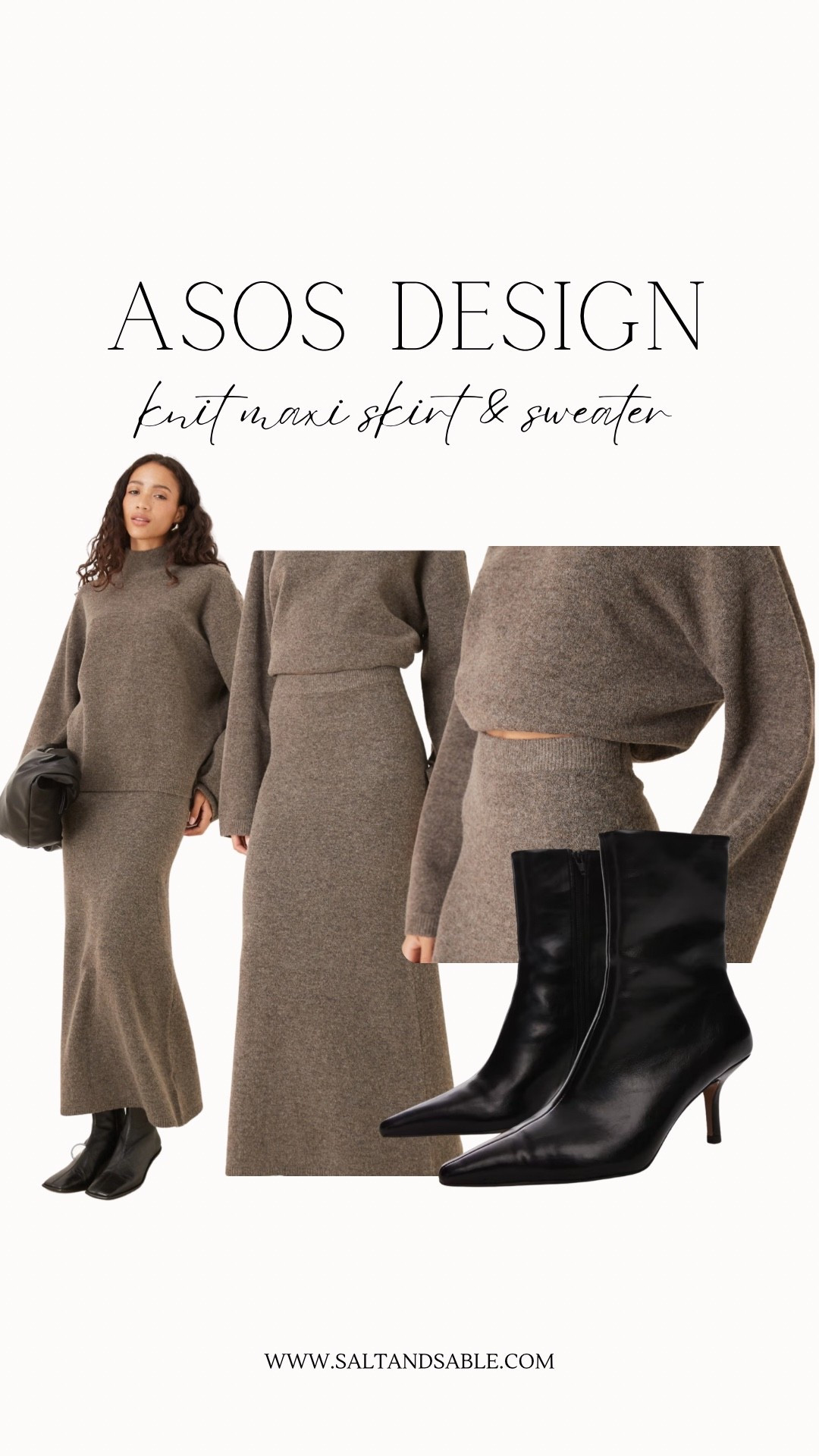 This knit maxi skirt and sweater set from ASOS is perfect blend of chic and comfort. 🤎

Fall outfit ideas, maxi skirt outfit, maxi skirt outfit fall, maxi skirt styling, maxi skirt work outfit, funnel neck sweater, knit skirt and to set, ASOS design 

#LTKStyleTip #LTKSeasonal #LTKShoeCrush