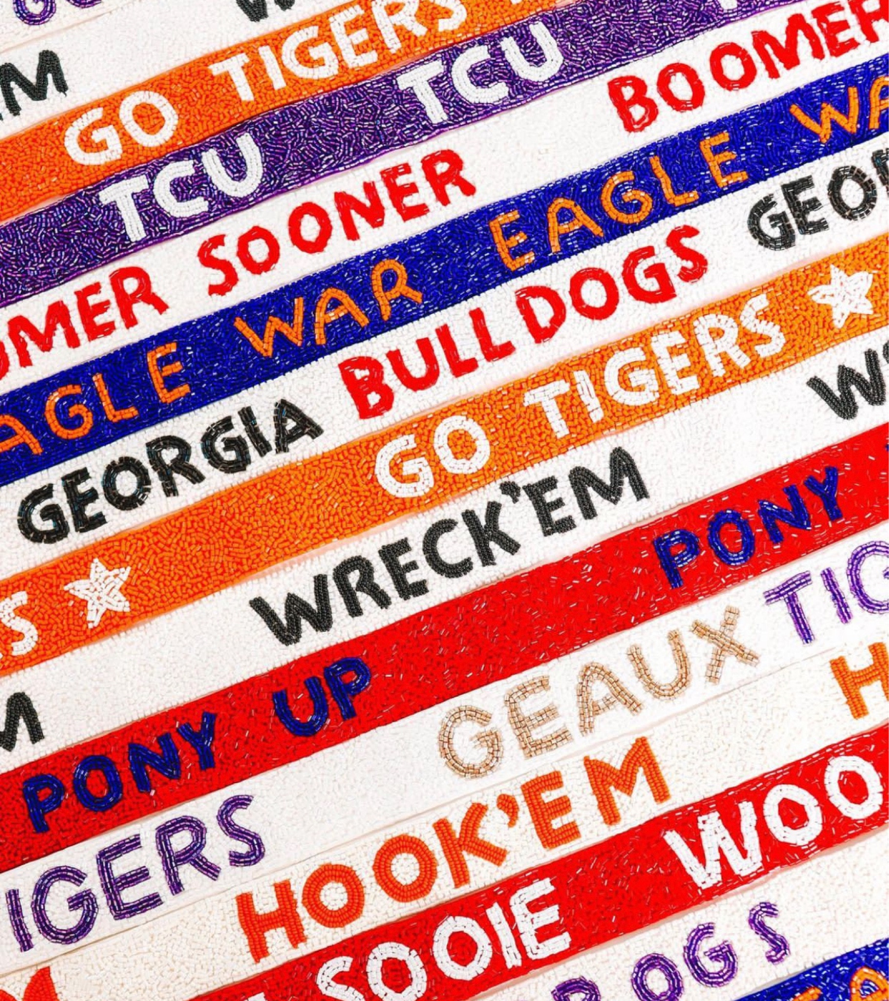 impeccable pig restock!!! college beaded purse straps for game day! attach to your favorite clear purse for the cutest gameday accessory

#LTKstyletip #LTKSeasonal #LTKU