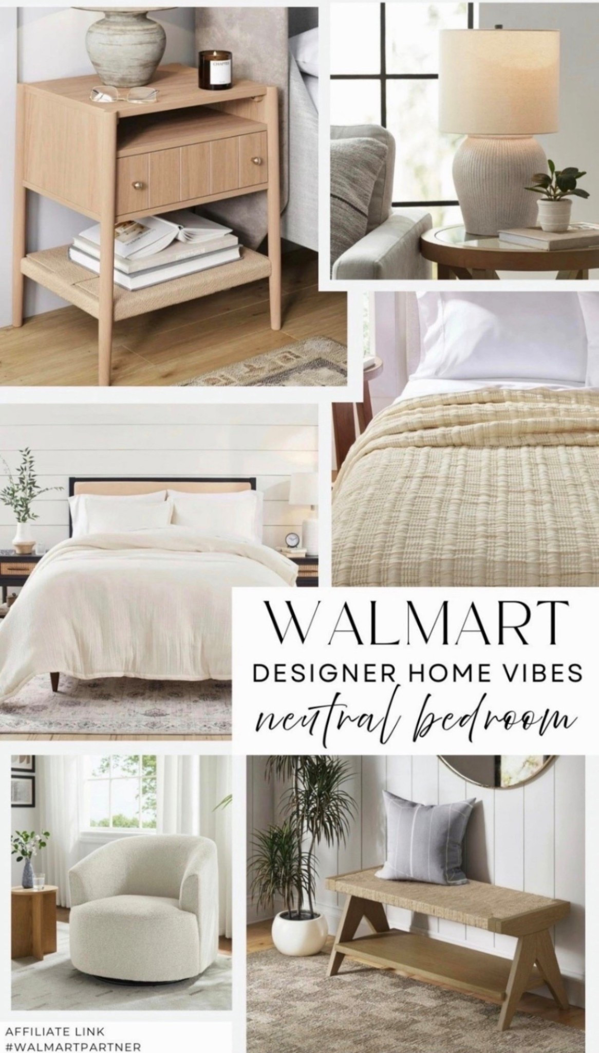 Neutral Bedroom Inspo and it’s all from Walmart ✨

Neutral Bedroom, Bedding, Walmart Deals, Cotton Bedding, Neutral Bedding Sets#LTKFindsUnder100

#LTKHome