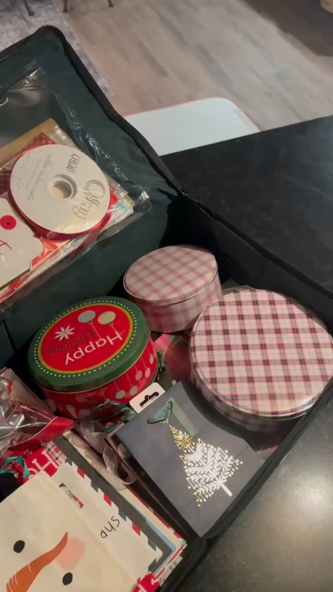 One bin, all the holiday essentials 🎄
From wrapping paper, gift bags, and tissue paper to ribbons, bows, gift tags, and festive storage tins, this Amazon gift wrap storage solution keeps everything neat, visible, and ready for next season.

#eanesinteriors #christmasorganization #holidaystorage #giftwrapping #homeorganization #seasonalstorage


#LTKdayinmylife #LTKHome #LTKSeasonal