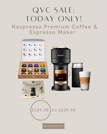 QVC deal of the day / coffee maker / espresso machine on sale 

#LTKFind #LTKhome #LTKsalealert