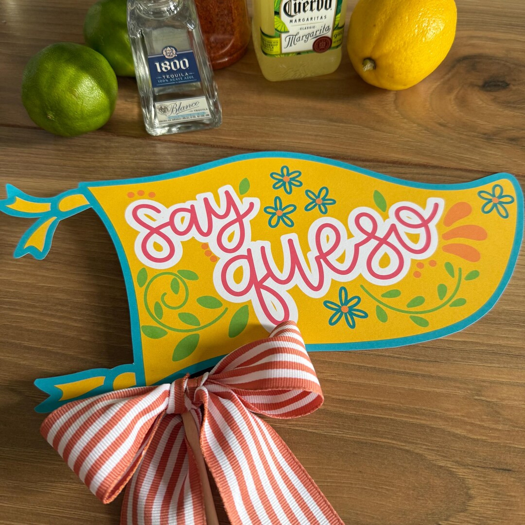 Say Queso Pennant, Cinco De Mayo Photo Prop, Say Cheese Digital Pennant, Taco Tuesday Party Decor... | Etsy (US)