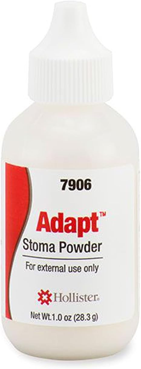 Hollister 7906 Adapt Stoma Powder, 1 oz – Stoma Skin Barrier Powder, Latex-Free Ostomy Supplies... | Amazon (US)