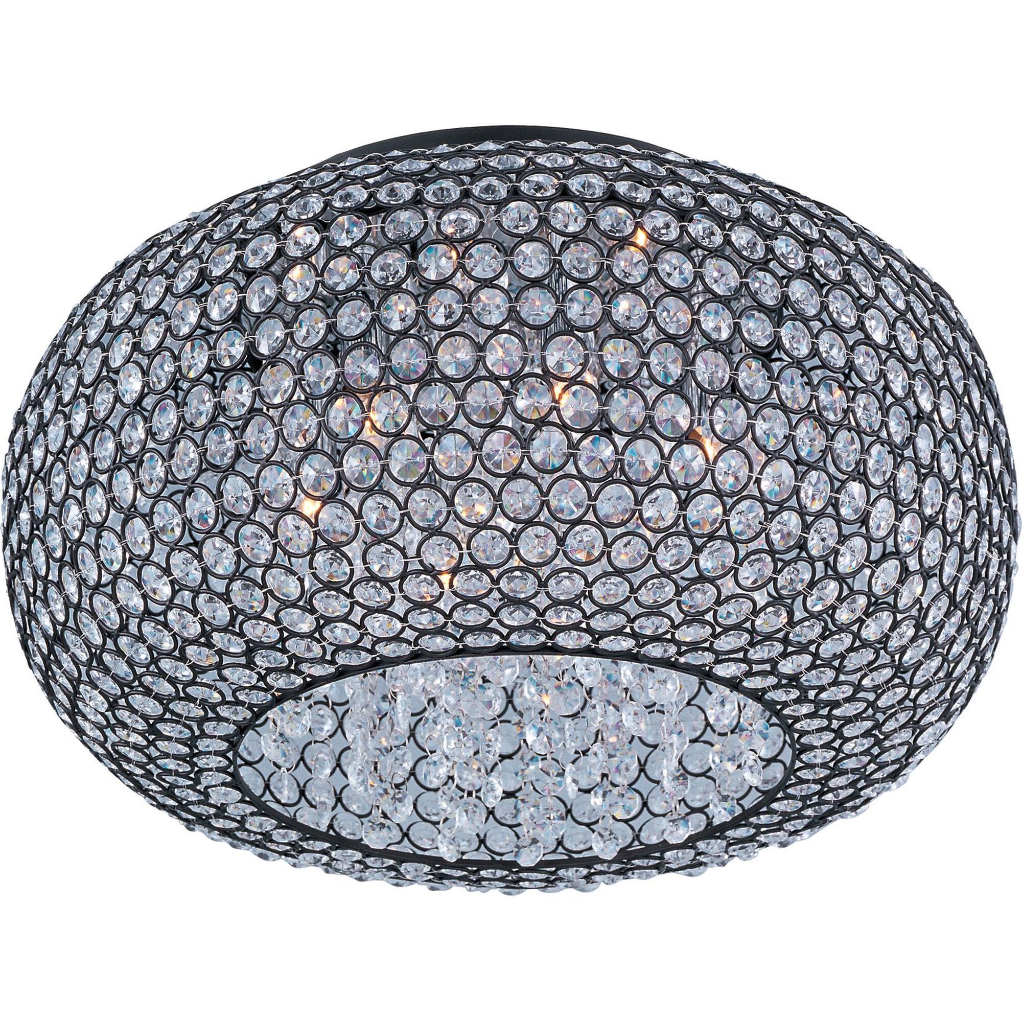 Glimmer 18 Inch 6 Light Flush Mount by Maxim Lighting | Capitol Lighting 1800lighting.com