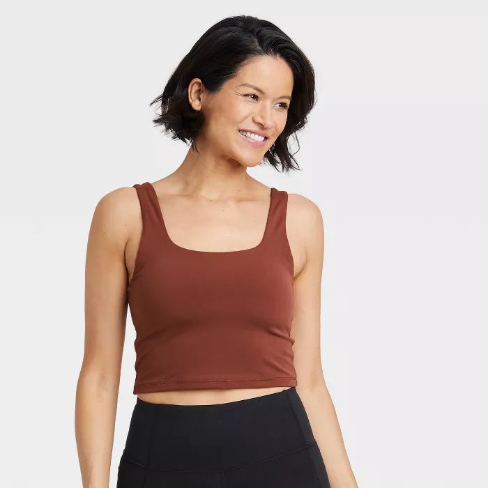 Women's Light Support Longline Bra - All in Motion™ | Target