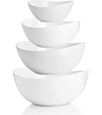 Sweese Porcelain Serving Bowls for Entertaining, 10-18-28-42 Ounce, Microwave & Dishwasher Safe, ... | Amazon (US)