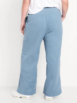 Extra High-Waisted Microfleece Wide-Leg Sweatpants | Old Navy (CA)