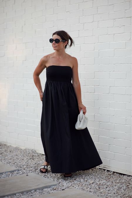 Walmart dress for $40 perfect to wear casually or dress up for a wedding guest dress. Fits tts, wearing size small summer dress Jcrew sandals summer bag 

#LTKWedding #LTKxWalmart #LTKFindsUnder50