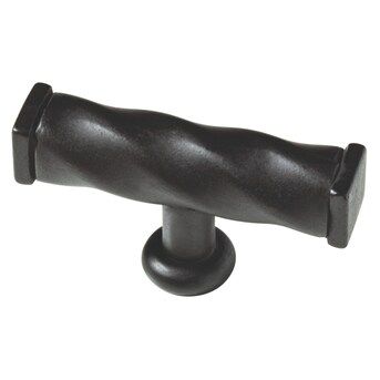 Brainerd Iron Craft Twisted 2.5-in Wrought Iron Novelty Traditional Cabinet Knob | Lowe's